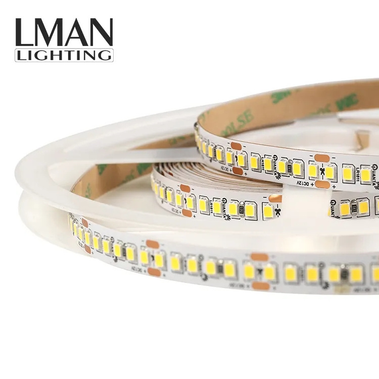 Super Bright 12V 24V IP20 192leds/m 15W SMD 2835 Living Room Ceiling LED Strip Light