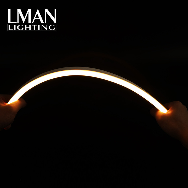 Side Bend Bottom Cable Entry Rope Light 120leds/m SMD2835 IP68 Waterproof Outdoor Led Light Strip