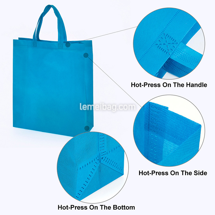 Customized Personalized Recyclable Fabric Shopping Bag Wholesale Promotional Pp Non Woven Manufacturers Tnt Bags