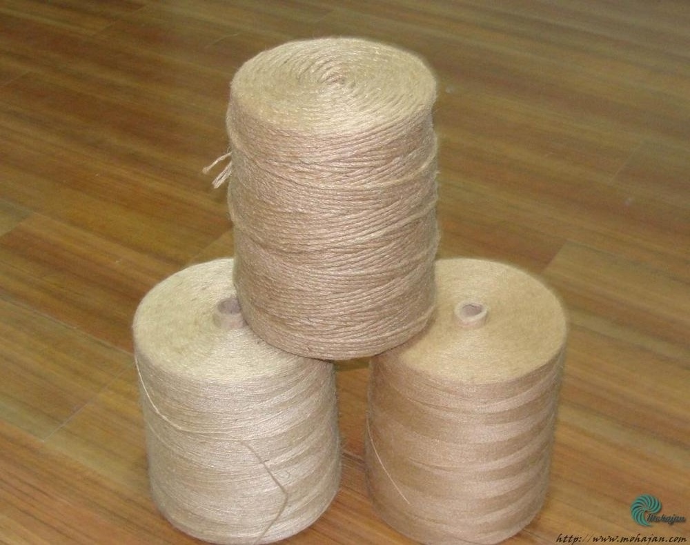 High quality Natural color Jute Yarn