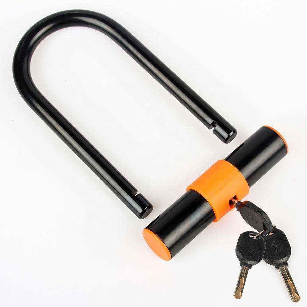 Inbike Bicycle Lock Heavy Duty Bike U Lock with Steel Chain Cable Mount Bracket+ Keys Fixed Bike Lock