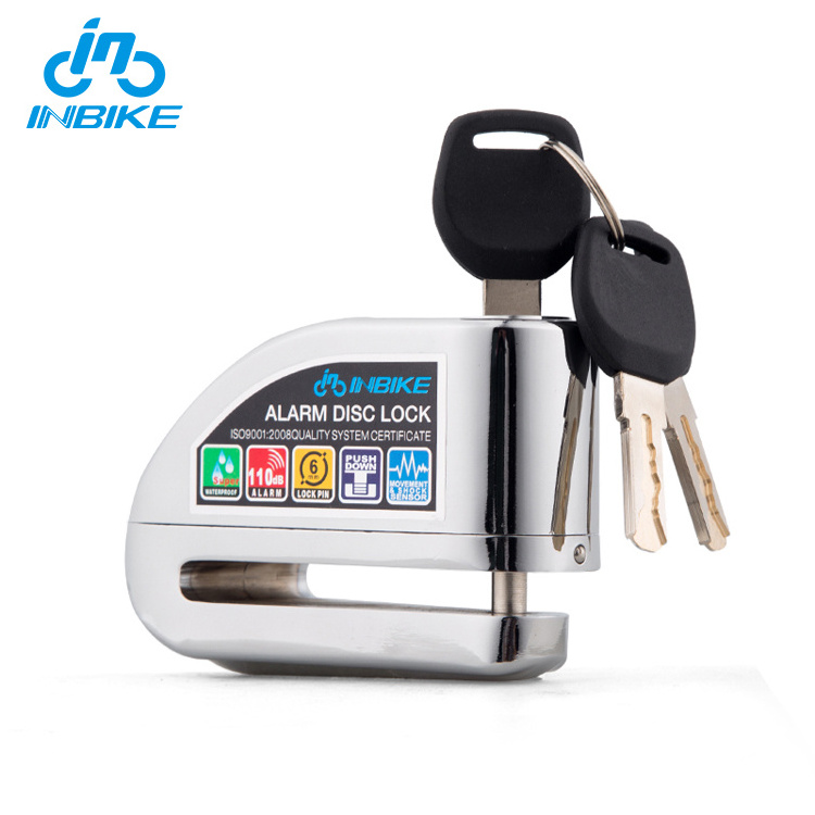 Safety Security Anti Theft MTB Motorcycle Disc Bicycle Brake Alarm Bike Lock With Key