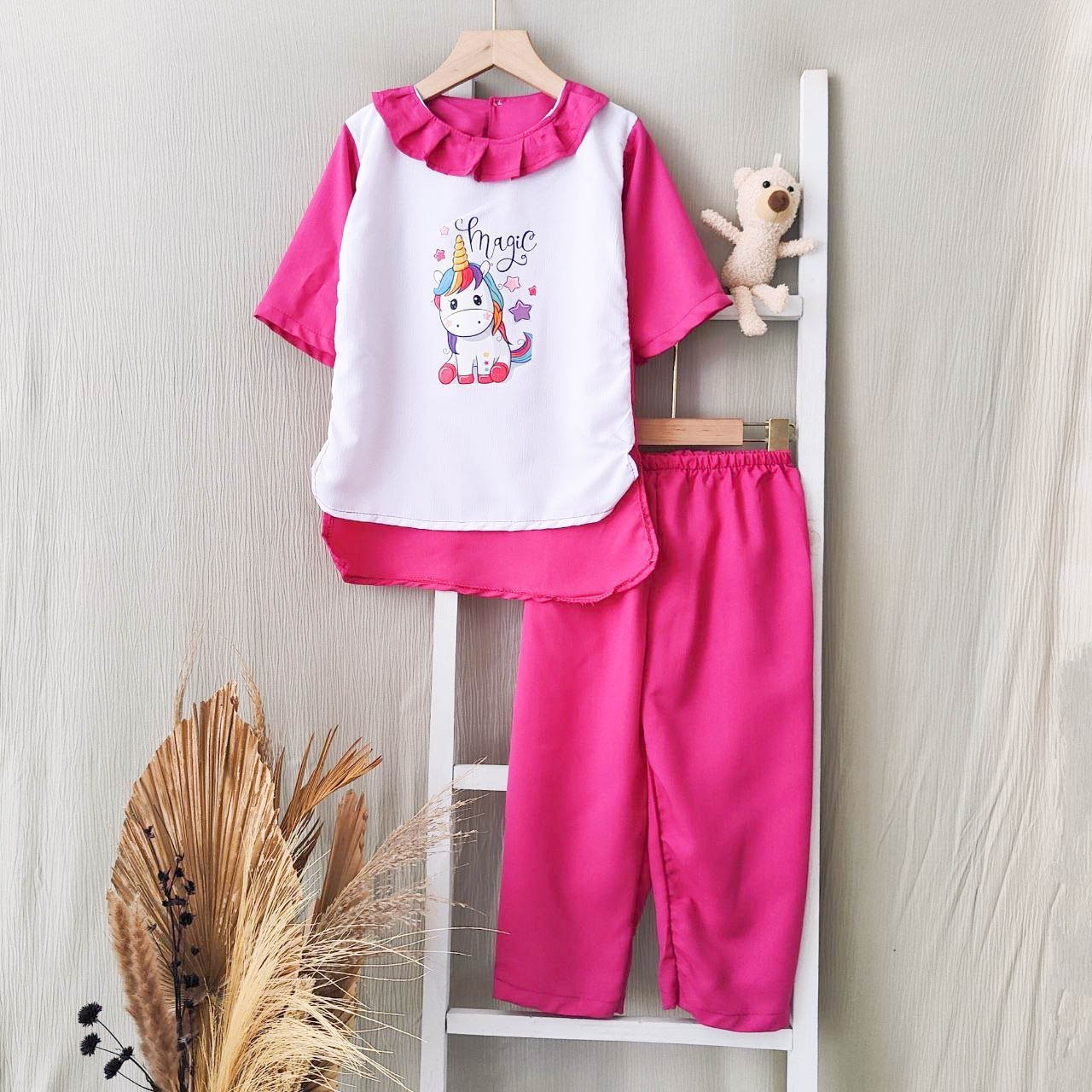 Whole Sale Summer New Style Casual Set For Girls 4-6 Years Korean Style Clothes Top Selling Product