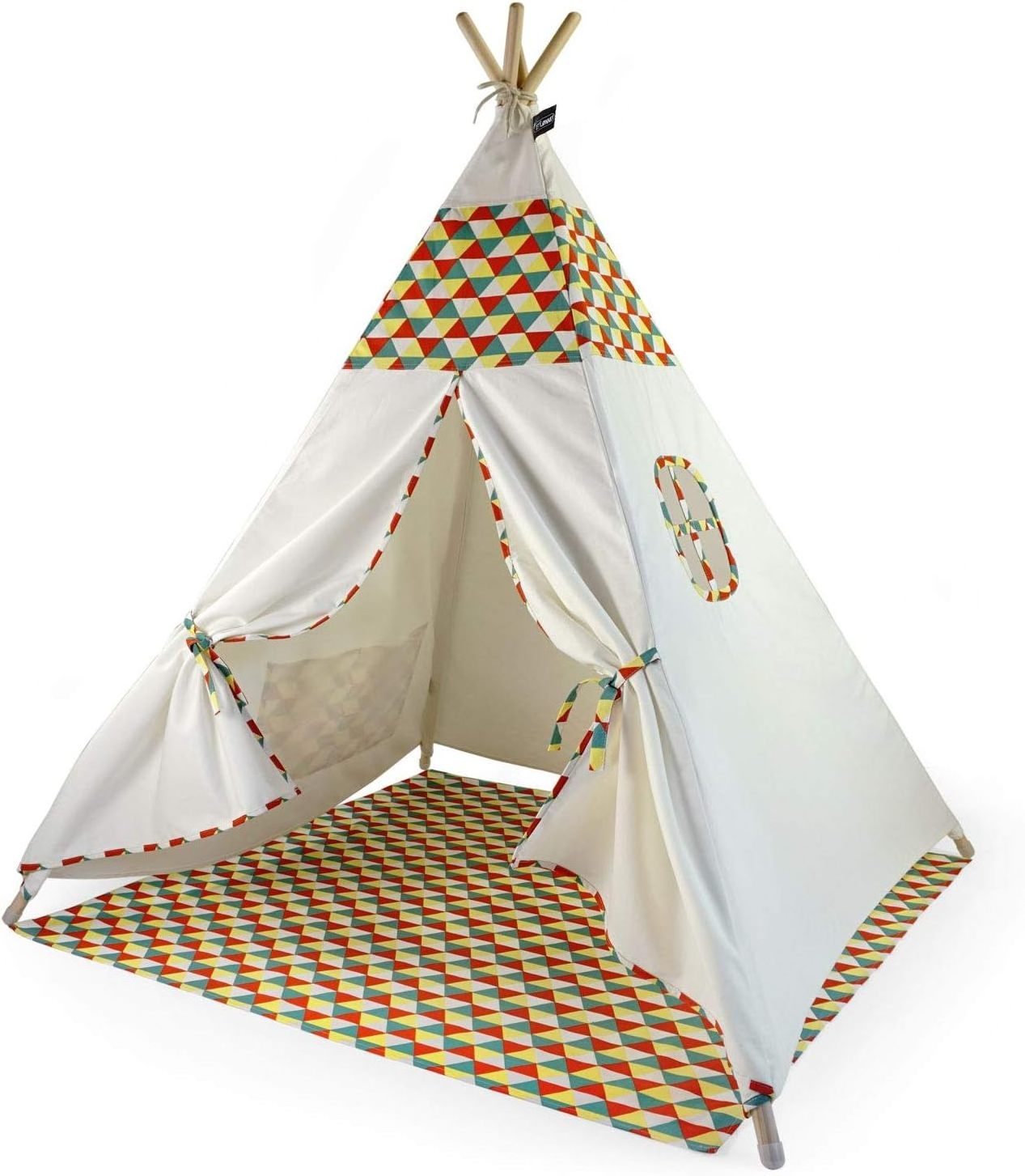 LM KIDS outdoor tipi for kids mushroom play tent pretend foldable play kids tent