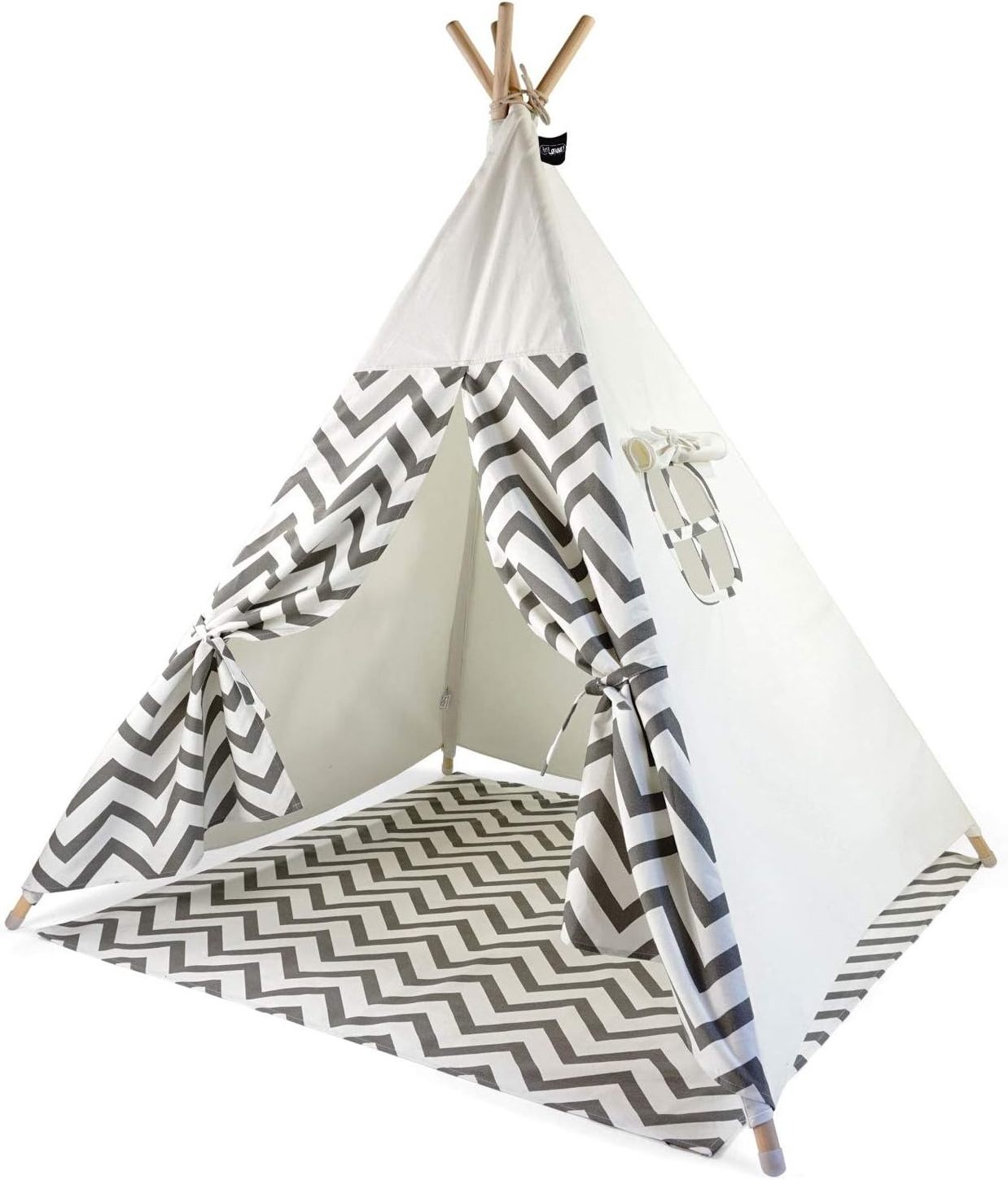 LM KIDS outdoor tipi for kids mushroom play tent pretend foldable play kids tent