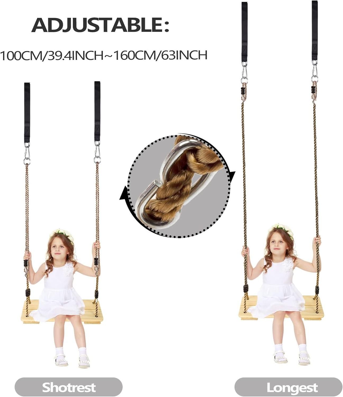 LM KIDS Commercial Swing Sets Playground Outdoor Kids Swing Set for Kids Outdoor Swing