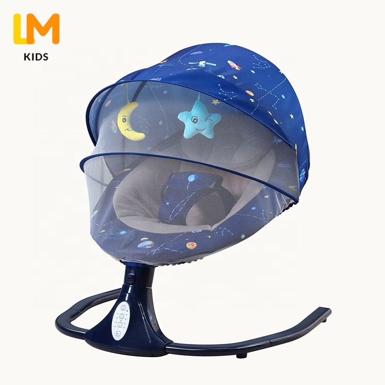 LM KIDS baby automatic electric cradle newborn chair and baby sleep cradle baby swing electric