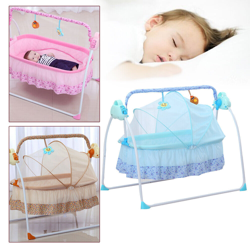 LM KIDS Music Cradle baby swing electric free shipping Swing Sleep Bed baby smart crib Smart Electric Baby Crib