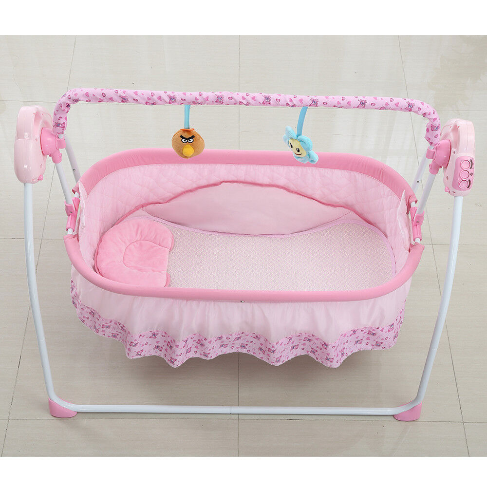 LM KIDS Music Cradle baby swing electric free shipping Swing Sleep Bed baby smart crib Smart Electric Baby Crib