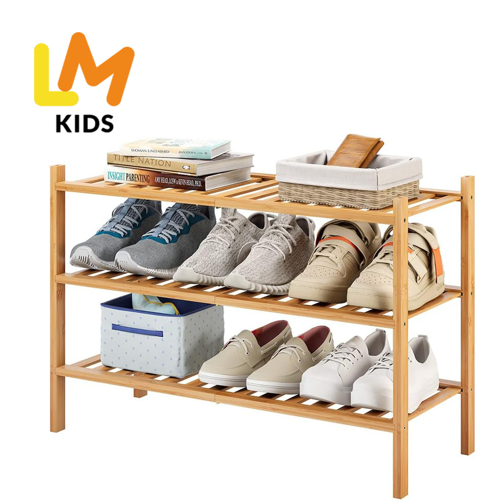 LM KIDS zapatera wooden shoe rack  foldable shoe rack