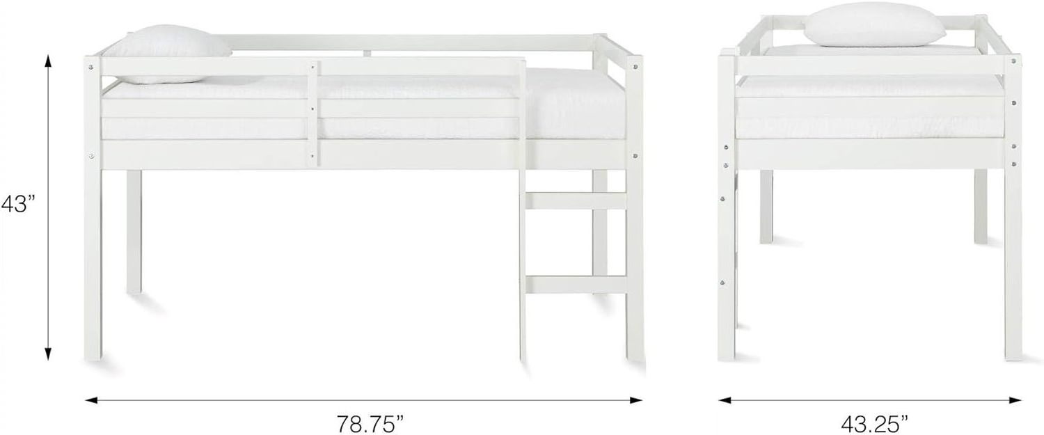 LM KIDS home furniture design single loft bed wooden bed design catalogue  white loft bed adult full size with stairs