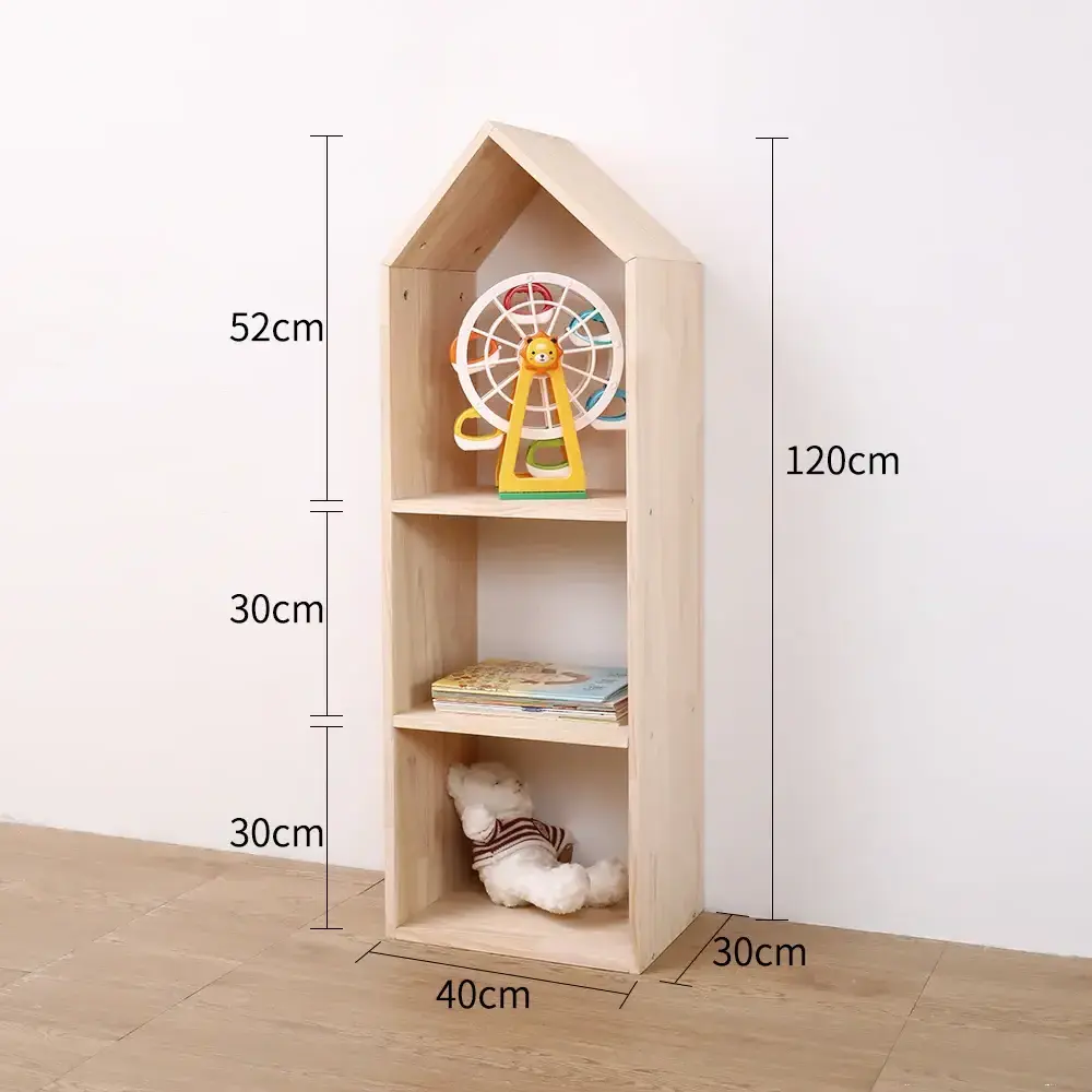 LM KIDS Kids Room Furniture Wood Children Toys Books Shoes Storage Shelf Combination Cabinet