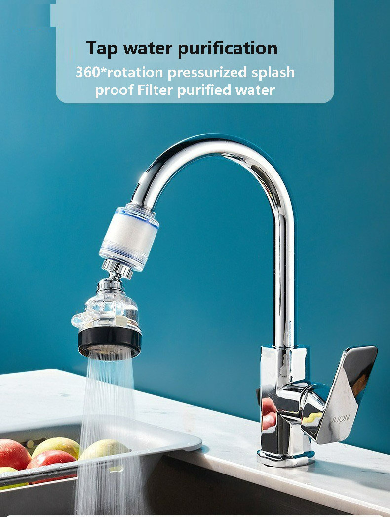 Faucet splash proof nozzle universal extender kitchen tap water shower nozzle water faucet filter