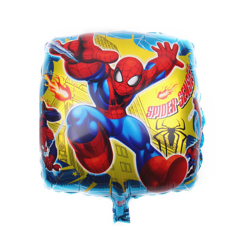 Wholesale Cheap 2023 Superhero Inflatable Toys Mylar Helium Spiderman Foil Balloons For Kids Birthday Party Decorations