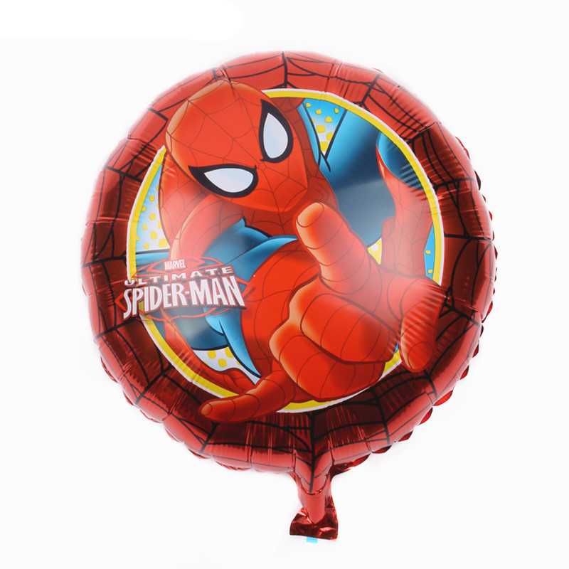 Wholesale Cheap 2023 Superhero Inflatable Toys Mylar Helium Spiderman Foil Balloons For Kids Birthday Party Decorations