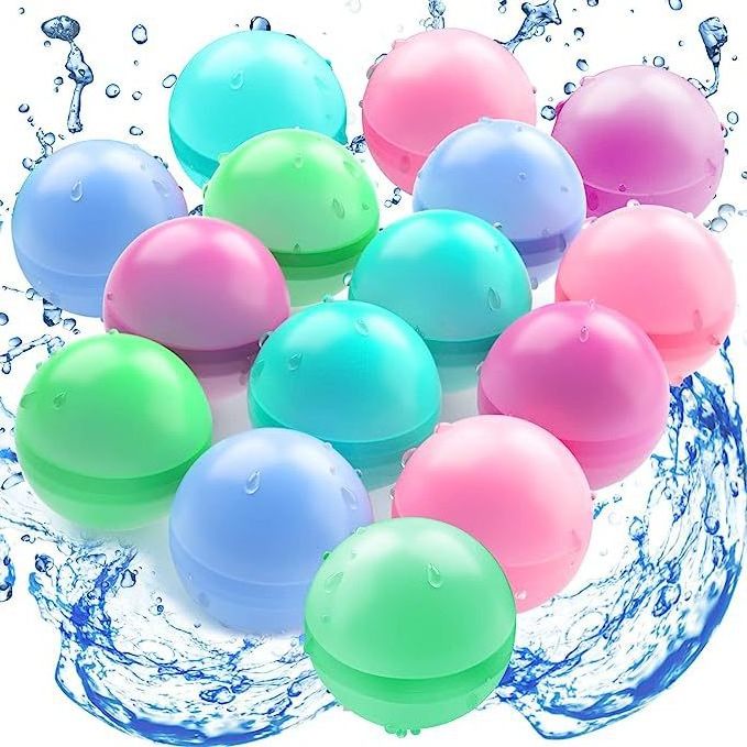 Wholesale New Product Ideas 12pcs/bag 2024 Quick Fill Reusable Silicone Water Balloon For Kids Summer Toys