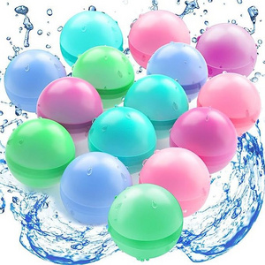 Wholesale New Product Ideas 12pcs/bag 2024 Quick Fill Reusable Silicone Water Balloon For Kids Summer Toys