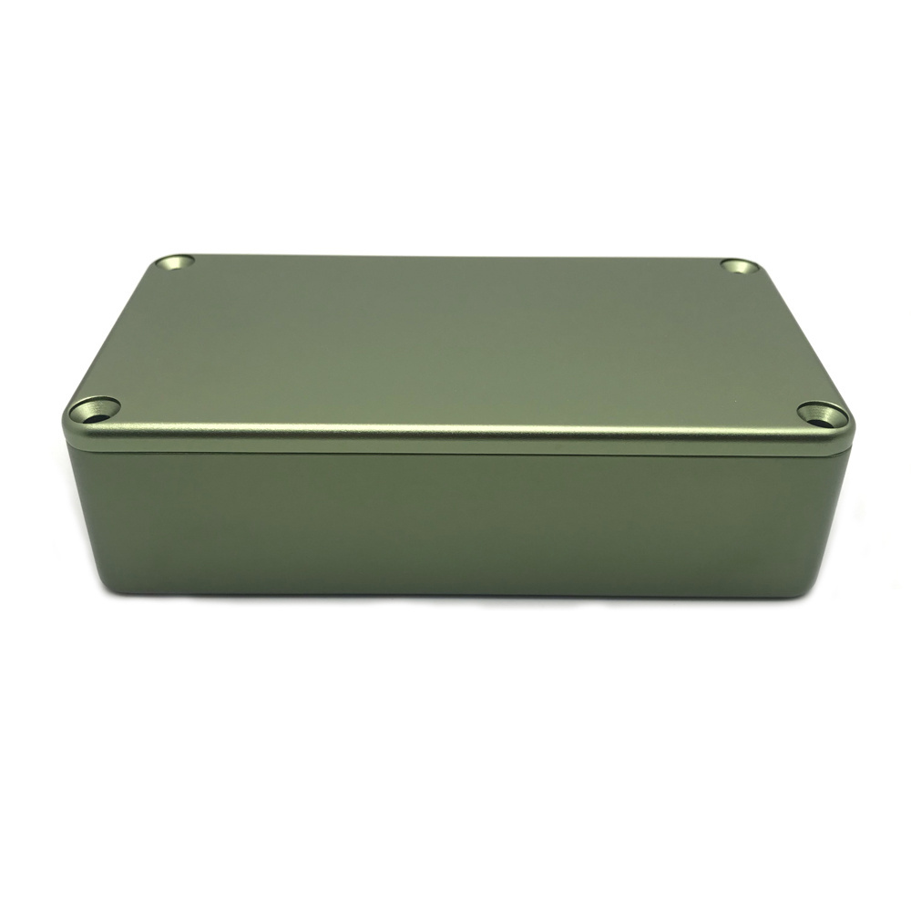 Anodized 1590A Aluminum Box CNC Machined Stainless Steel Enclosure Die Casting Outlet Box for Electronics