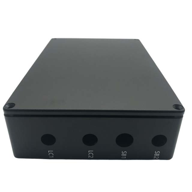 Black Sandblasted 1590B 1590G Aluminum Box Electronics Disctribution Enclosures Junction Metal Case