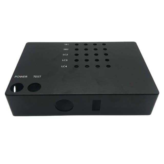 Black Sandblasted 1590B 1590G Aluminum Box Electronics Disctribution Enclosures Junction Metal Case