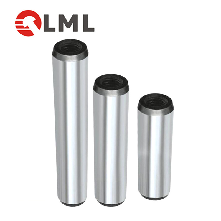 Precision Metal Aluminum Stainless Steel Stepped Threaded Hollow Dowel Pin