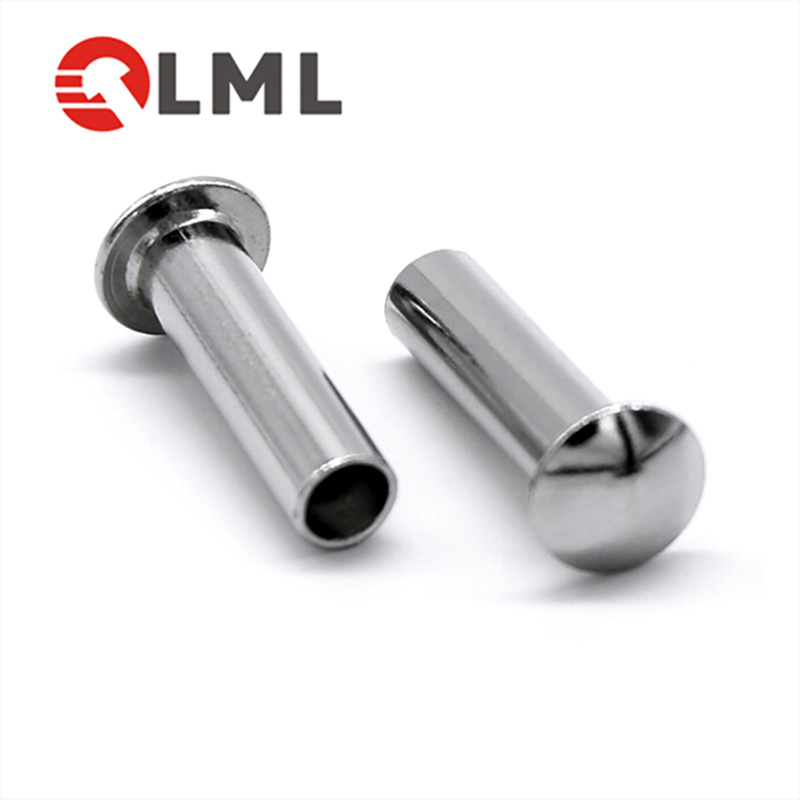 Customized Miniature Umbrella Metal Push Stainless Steel Round Head Semi-Tubular Rivet