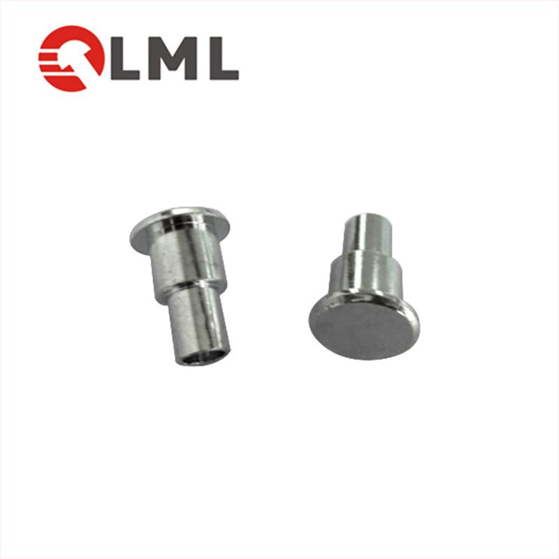 China Custom High Strength Truss Countersunk Head SS Cap Solid Aluminum Shoulder Step Rivet