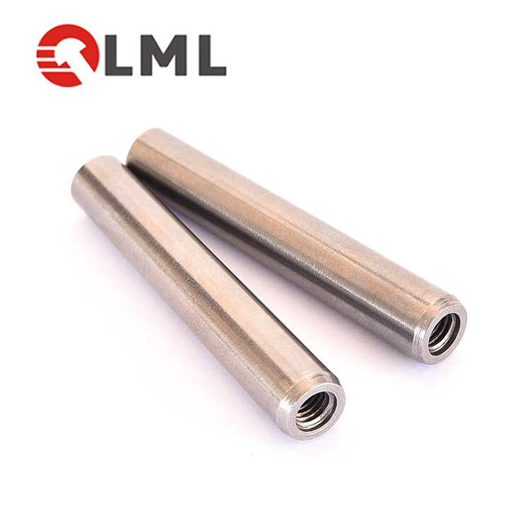 Precision Metal Aluminum Stainless Steel Stepped Threaded Hollow Dowel Pin