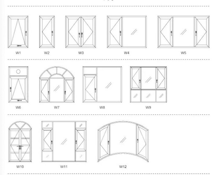 crank open 3 panel triple pvc upvc casement window