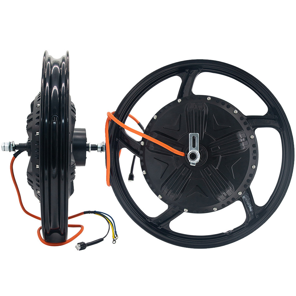 17 inch 3000w 72v motorcycle electric motor hub motor conversion kit