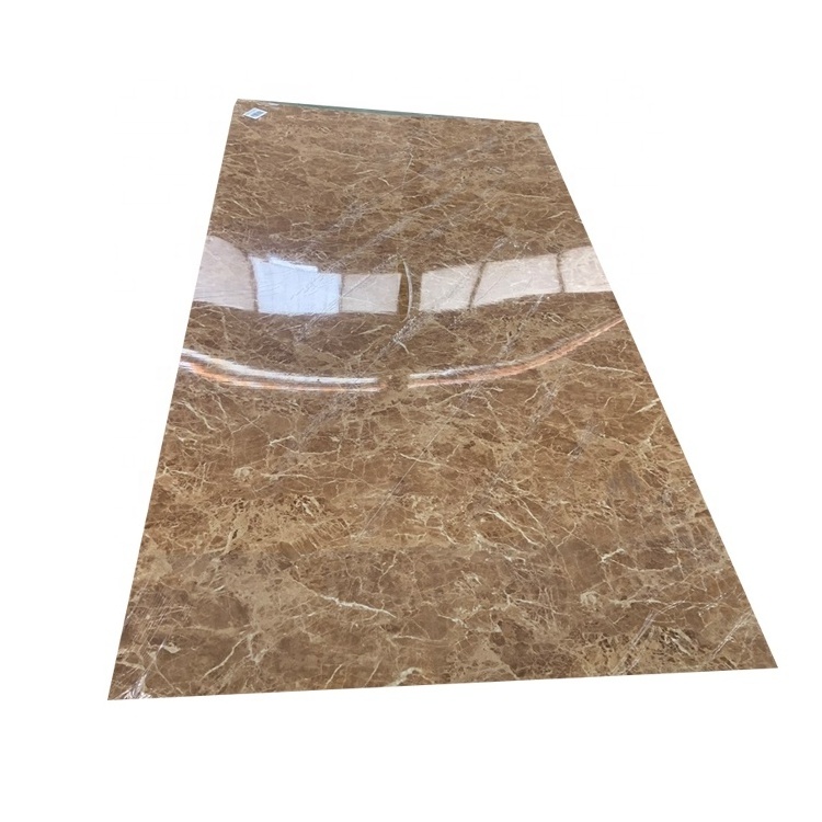 Marble PVC Foam sheet decorative texture board interior decor pvc 3d wall panel lamina artificial de marmol