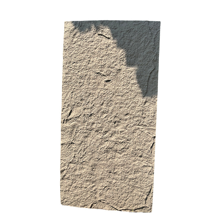 Pu Stone Decorative Wall Panel Light Weight Pu Large Faux Stone Rock 3D Pu Stone Foam Mould