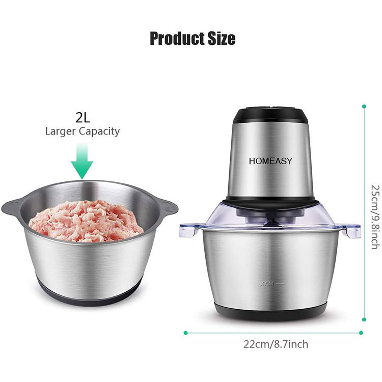 hot sale sausage stuffer meat mincer slicer homemade electric meat grinder for household kitchen