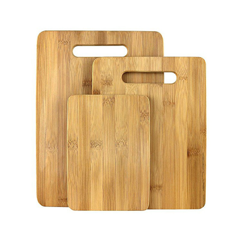 wholesale custom multifunctional  bamboo chopping board premium extra large medium small anti slip bamboo cutting boards set