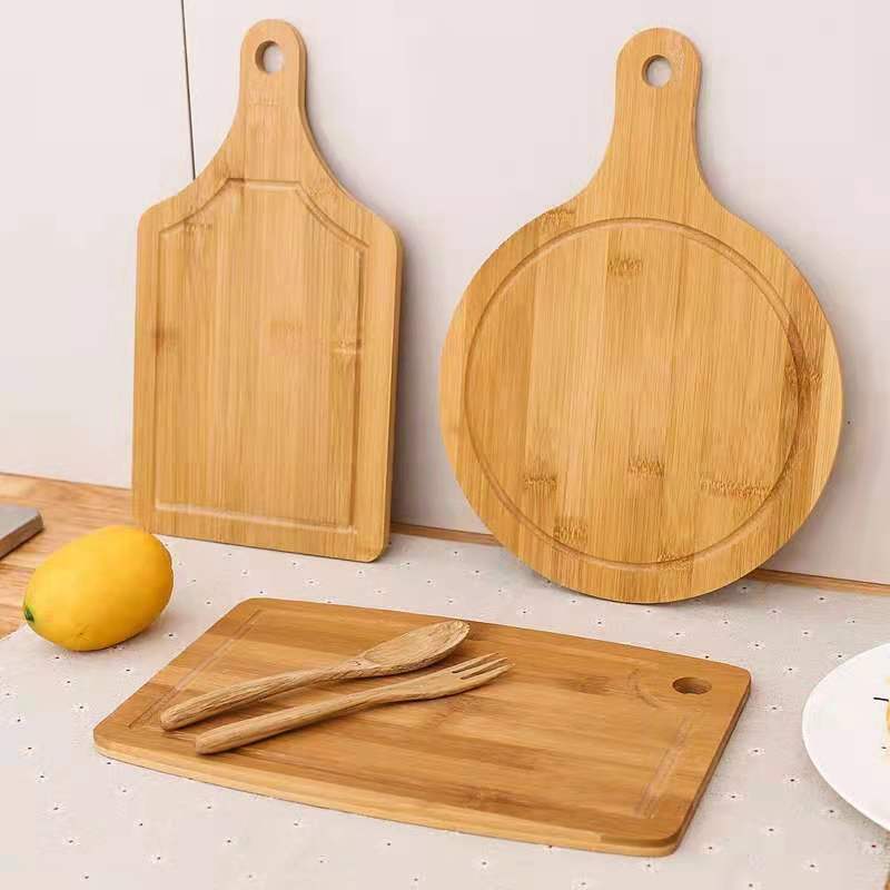 wholesale custom multifunctional  bamboo chopping board premium extra large medium small anti slip bamboo cutting boards set