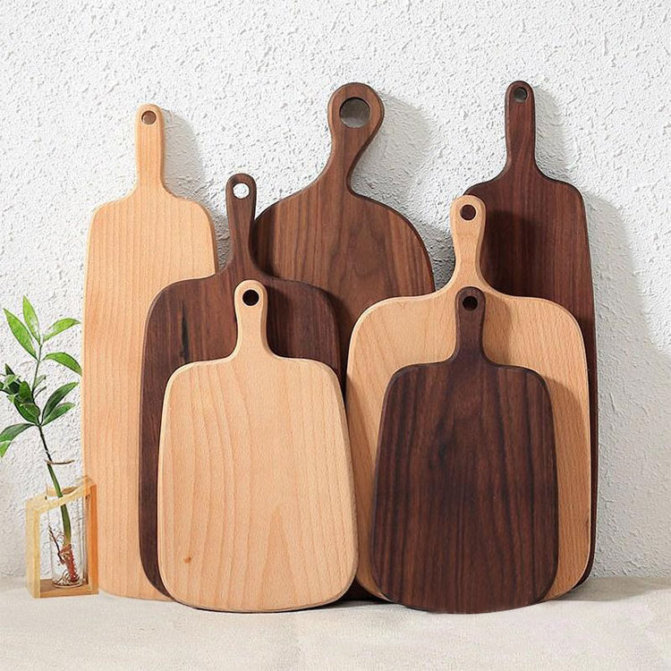 wholesale personalize rustic rice husk unique tiny extra large small oak acacia wood cutting chopping boards with logo