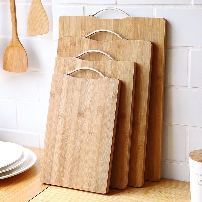 wholesale custom multifunctional  bamboo chopping board premium extra large medium small anti slip bamboo cutting boards set