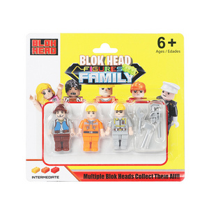 3 pack under dollar hot sell vehicle action figure DIY Building Block smini Bricks Toys For gift figure family