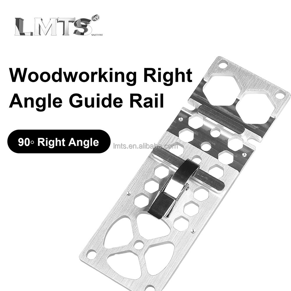 90 Degree Right Angle Guide Rail Clamp Woodworking Electric Circular Saw Track Engraving Machine  Rail Angle Stop