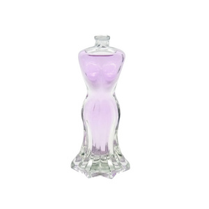 40ml customized empty transparent perfume bottle women body shape glass perfume spray bottle