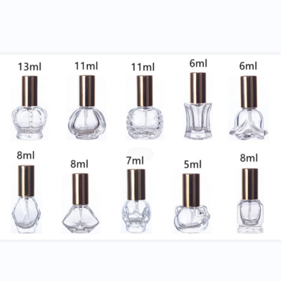 Mini Empty 5ml 6ml 7ml 8ml 9ml 10ml 11ml 12ml 13ml 15ml Spray Small Refillable Samples Perfume Glass Bottle