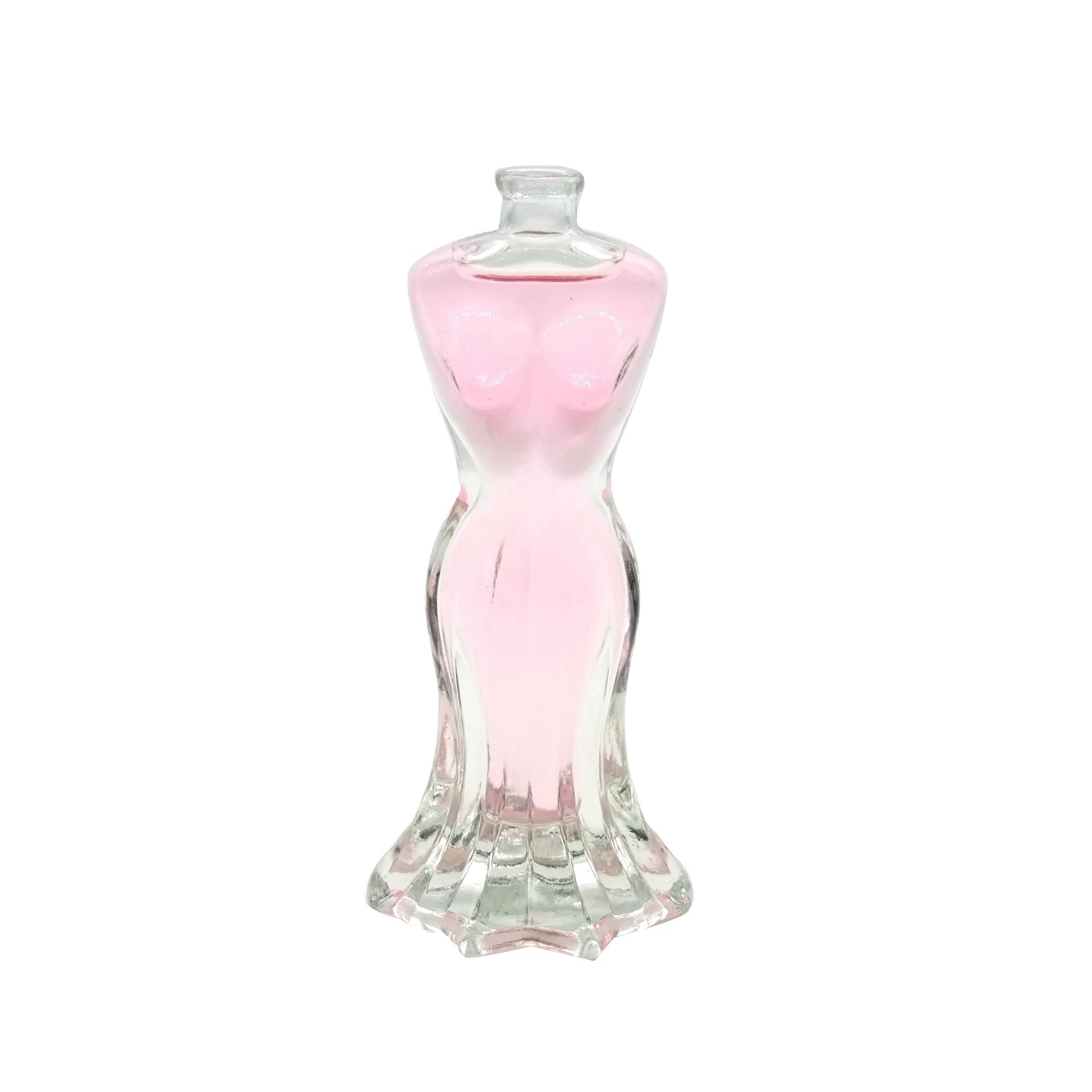 40ml customized empty transparent perfume bottle women body shape glass perfume spray bottle