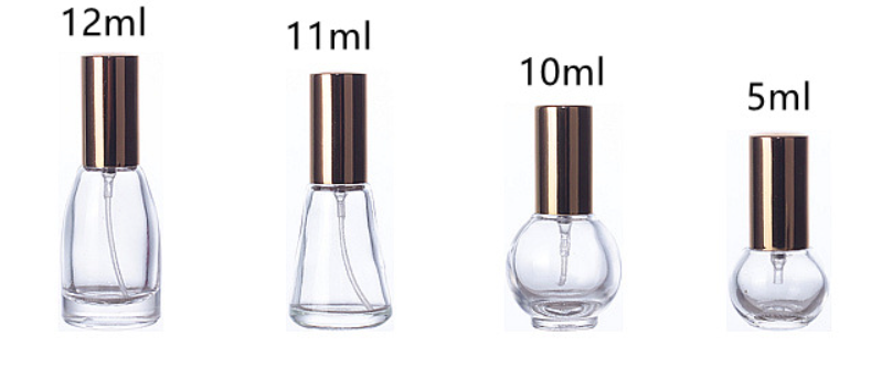 Mini Empty 5ml 6ml 7ml 8ml 9ml 10ml 11ml 12ml 13ml 15ml Spray Small Refillable Samples Perfume Glass Bottle