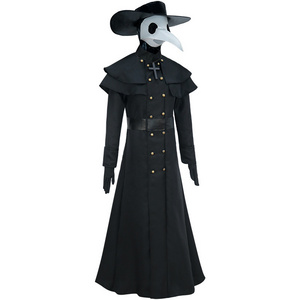 LMY Carnival Halloween Couples Plague Doctor Costume Middle Ages War halloween costume animal cosplay costume for adult