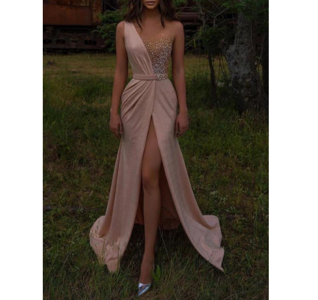 Limanying supply Luxury Slim Sleeveless prom dresses 2022 evening gowns sexy matric farewell dresses evening