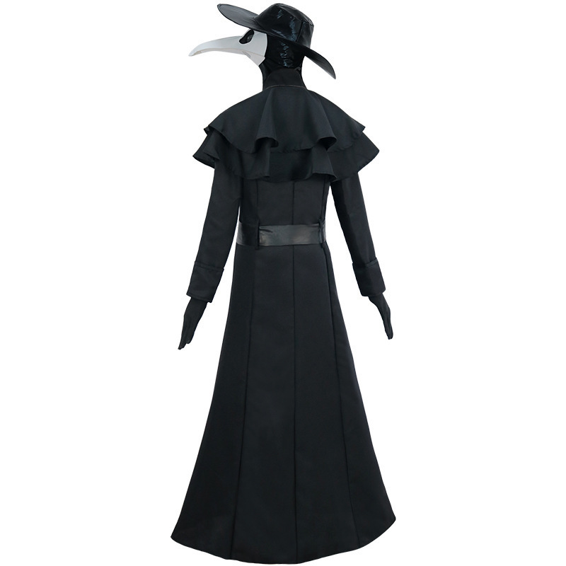 LMY Carnival Halloween Couples Plague Doctor Costume Middle Ages War halloween costume animal cosplay costume for adult