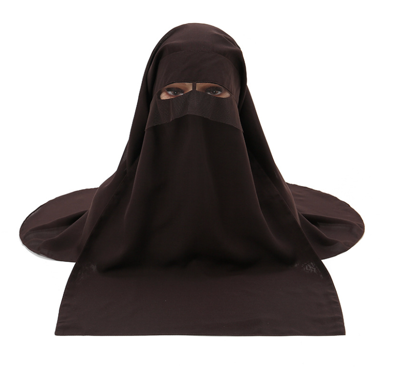 Limanying factory Supply High quality niqab designs fancy hijab sexy women niqab scarf muslim veil