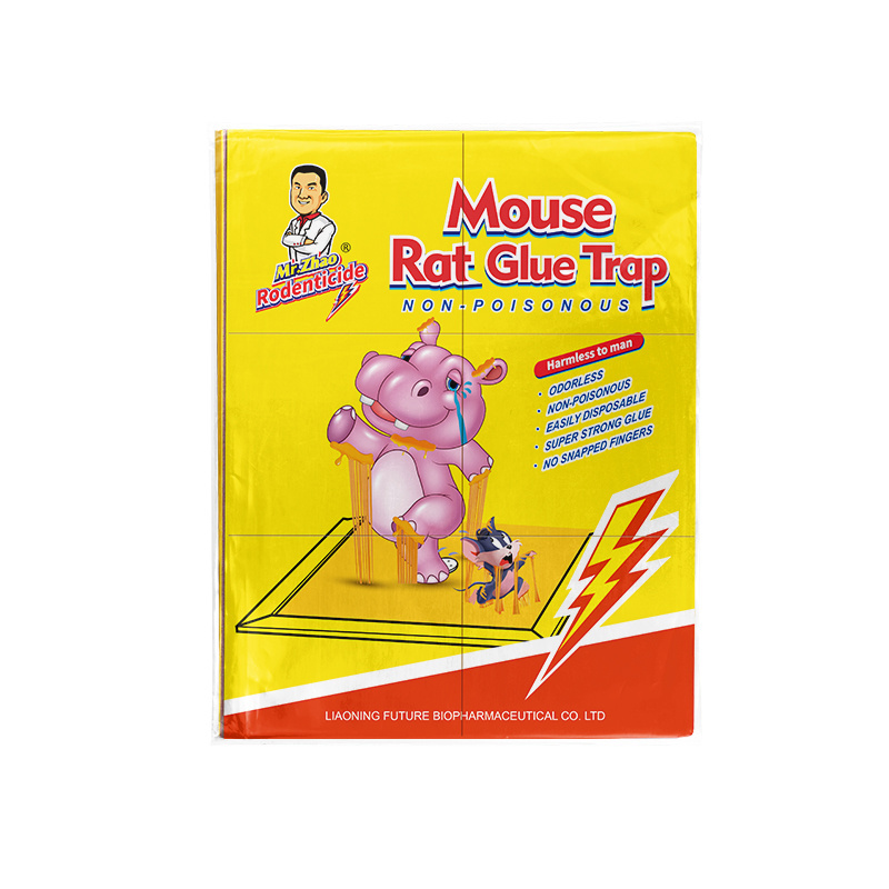 China Manufacturer Strong Stickiness Adhesive Paperboard Mouse Rat Glue Trap Board for Pest Mice Control