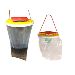 LNDF Well Designed Foldable Fly Hanging Trap Catcher Killer Yellow Drosophila Trap Fly Catcher Killing Control