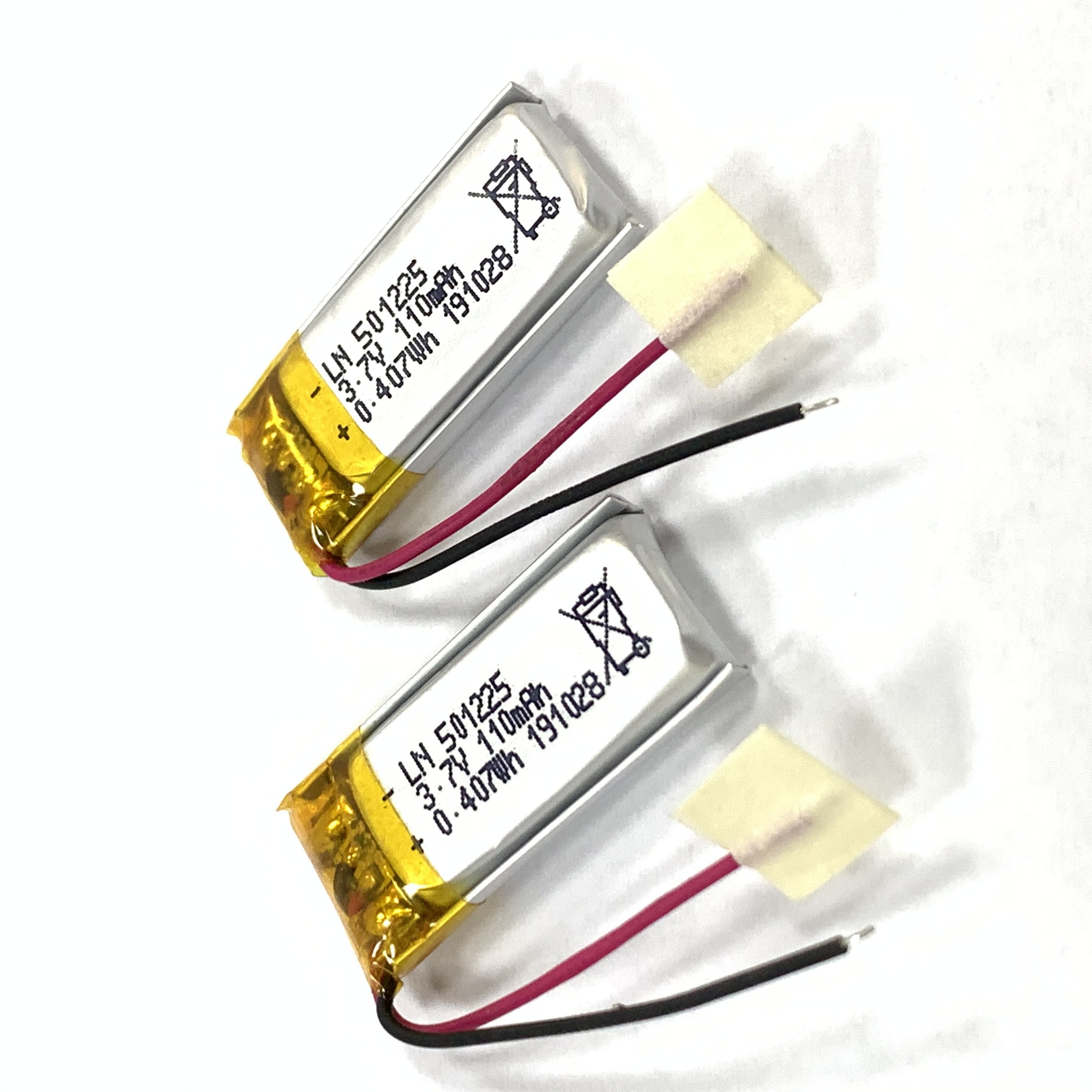 Ultra Small 0.5Mm Thickness Lithium Polymer Battery 3.7V 25Mah 80Mah 230Mah 401430 Lipo Battery For Bluetooth Headset